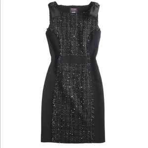 women’s black tweed dress